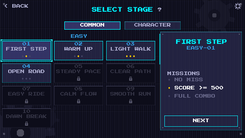 Stages